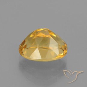 Citrine Gemstone in 10 x 8 mm (calibrated) Size for Sale, Citrine Stone in Dark Golden Color