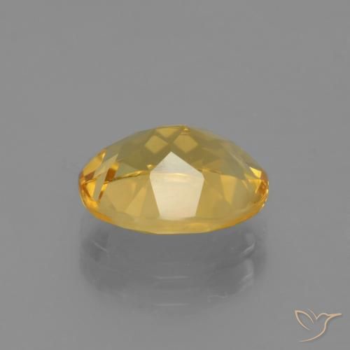 Citrine Gemstone in 10 x 8 mm (calibrated) Size for Sale, Citrine Stone in Medium-Light Golden Color