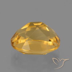Citrine Gemstone in 10 x 8 mm (calibrated) Size for Sale, Citrine Stone in Deep Golden Orange Color