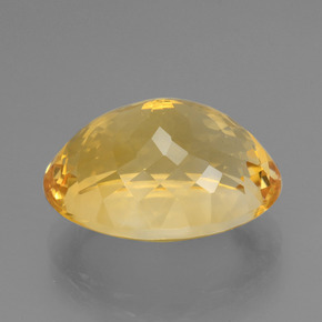 Citrine Gemstone in 18.7 x 14.7 mm Size for Sale, Citrine Stone in Bright Gold Color