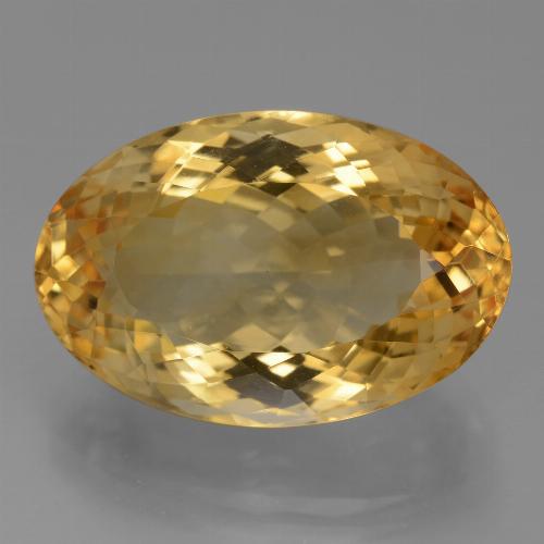Deep Golden Orange Цитрин Камень - 16.2ct Фасетный Овал (ID: 443632)