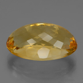 Citrine Gemstone in 20.4 x 13.2 mm Size for Sale, Citrine Stone in Dark Golden Color