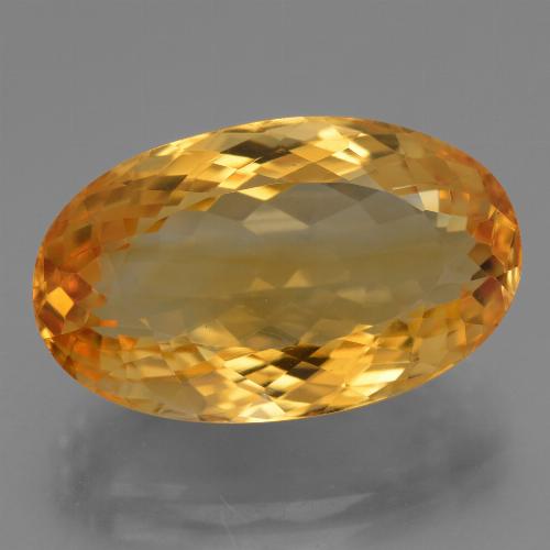 Dorado oscuro Citrina Gema - 16.1ct Forma ovalada (ID: 443759)