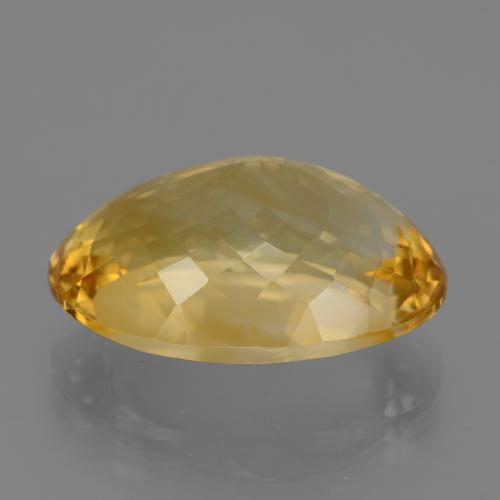 Citrine Gemstone in 21.4 x 15.8 mm Size for Sale, Citrine Stone in Deep Golden Orange Color
