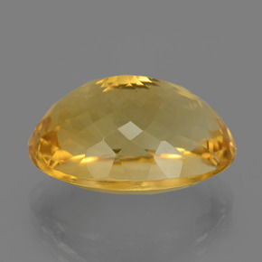 Citrine Gemstone in 20 x 15 mm (calibrated) Size for Sale, Citrine Stone in Deep Golden Orange Color
