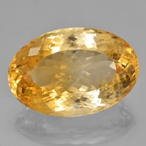 34.5ct Oval Portuguese-Cut Yellow Golden Citrine for sale thumb image of 34.5ct Oval Portuguese-Cut Yellow Golden Citrine (ID: 443858)