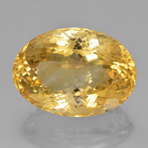 25.7ct Oval Portuguese-Cut Yellow Golden Citrine for sale thumb image of 25.7ct Oval Portuguese-Cut Yellow Golden Citrine (ID: 444028)
