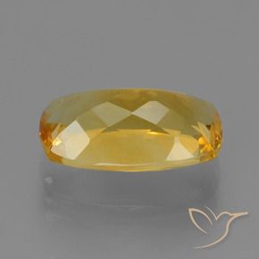 Citrine Gemstone in 12.8 x 8.2 mm Size for Sale, Citrine Stone in Deep Golden Orange Color