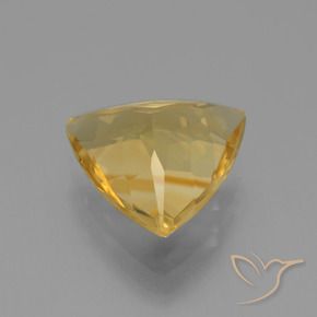Citrine Gemstone in 12 x 11.5 mm Size for Sale, Citrine Stone in Medium-Light Golden Color