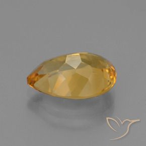 Citrine Gemstone in 12.2 x 8.8 mm Size for Sale, Citrine Stone in Light Orange-Gold Color