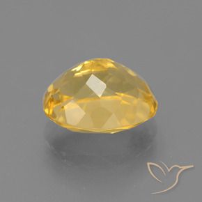 Citrine Gemstone in 11 x 9 mm (calibrated) Size for Sale, Citrine Stone in Golden Orange Color