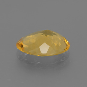 Citrine Gemstone in 12.6 x 10.4 mm Size for Sale, Citrine Stone in Golden Orange Color