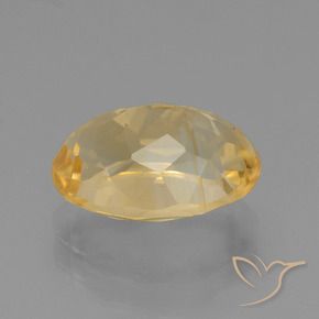 Citrine Gemstone in 11.9 x 8.7 mm Size for Sale, Citrine Stone in Gold Color