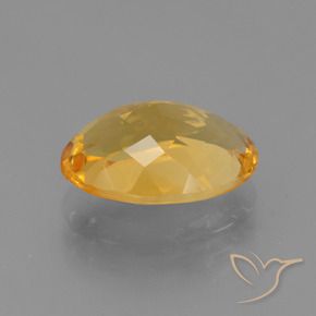 Citrine Gemstone in 13 x 9 mm (calibrated) Size for Sale, Citrine Stone in Deep Orange-Gold Color