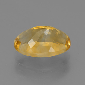 Citrine Gemstone in 11.9 x 8.5 mm Size for Sale, Citrine Stone in Deep Golden Orange Color