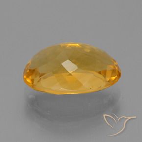 Citrine Gemstone in 13 x 9 mm (calibrated) Size for Sale, Citrine Stone in Dark Orange-Gold Color
