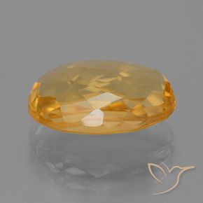Citrine Gemstone in 13 x 9 mm (calibrated) Size for Sale, Citrine Stone in Dark Orange Color