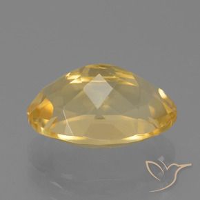 Citrine Gemstone in 13 x 9 mm (calibrated) Size for Sale, Citrine Stone in Medium Gold Color