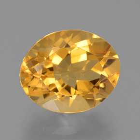 3.7ct Oval Facet Yellow Golden Citrine for sale thumb image of 3.7ct Oval Facet Yellow Golden Citrine (ID: 445869)
