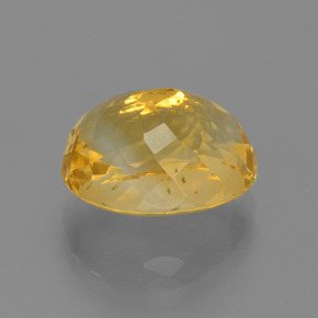 Citrine Gemstone in 12.6 x 10.1 mm Size for Sale, Citrine Stone in Medium Gold Color