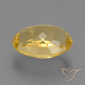 Citrine Gemstone in 14.2 x 10.4 mm Size for Sale, Citrine Stone in Medium Gold Color
