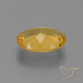 Citrine Gemstone in 10.9 x 8.1 mm Size for Sale, Citrine Stone in Dark Golden Color