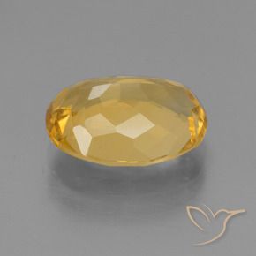 Citrine Gemstone in 11.5 x 9.2 mm Size for Sale, Citrine Stone in Medium Gold Color