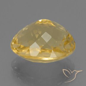 Citrine Gemstone in 13.4 x 11.3 mm Size for Sale, Citrine Stone in Gold Color