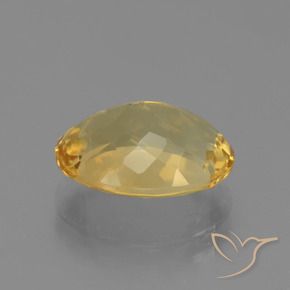 Citrine Gemstone in 12.2 x 9.3 mm Size for Sale, Citrine Stone in Golden Color