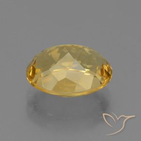 Citrine Gemstone in 12 x 10 mm (calibrated) Size for Sale, Citrine Stone in Golden Orange Color