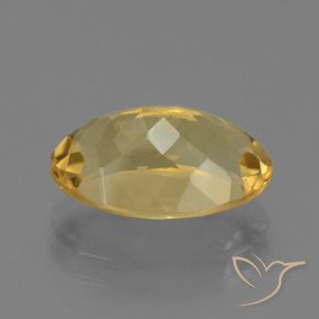 Citrine Gemstone in 14 x 9 mm (calibrated) Size for Sale, Citrine Stone in Light Golden Color