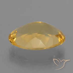 Citrine Gemstone in 14.1 x 10.6 mm Size for Sale, Citrine Stone in Gold Color