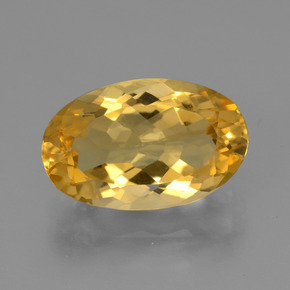Dorado oscuro Citrina Gema - 3.2ct Forma ovalada (ID: 446144)