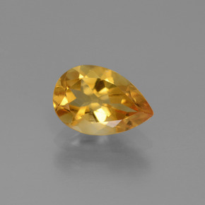 1.1ct Pear Facet Yellow Golden Citrine Gem for sale 1.1ct Pear Facet Yellow Golden Citrine Gem (ID: 446571)