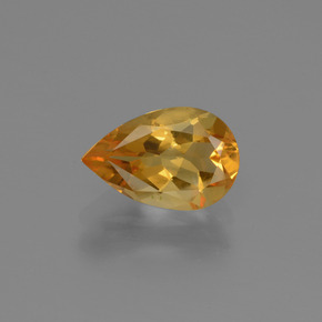 1.1ct Pear Facet Yellow Golden Citrine Gem for sale 1.1ct Pear Facet Yellow Golden Citrine Gem (ID: 446652)