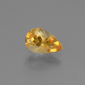1.2ct Pear Facet Yellow Golden Citrine Gem for sale 1.2ct Pear Facet Yellow Golden Citrine Gem (ID: 446669)