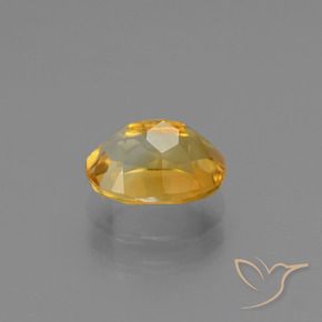 Citrine Gemstone in 8 x 6 mm (calibrated) Size for Sale, Citrine Stone in Orange-Gold Color