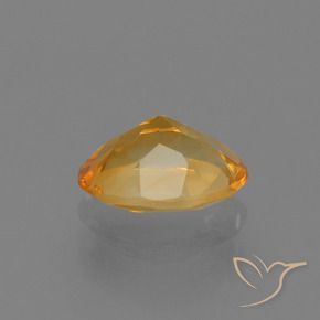 Citrine Gemstone in 8 x 6 mm (calibrated) Size for Sale, Citrine Stone in Medium Orange Color
