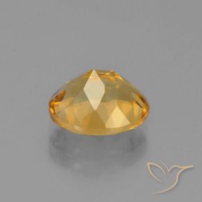 Citrine Gemstone in 10 x 8 mm (calibrated) Size for Sale, Citrine Stone in Light Orange-Gold Color