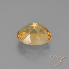 Citrine Gemstone in 10 x 8 mm (calibrated) Size for Sale, Citrine Stone in Light Orange-Gold Color
