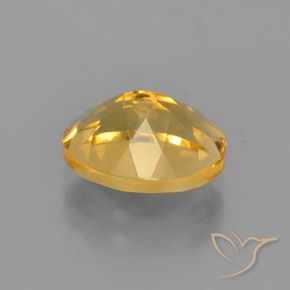 Citrine Gemstone in 10 x 8 mm (calibrated) Size for Sale, Citrine Stone in Deep Golden Orange Color