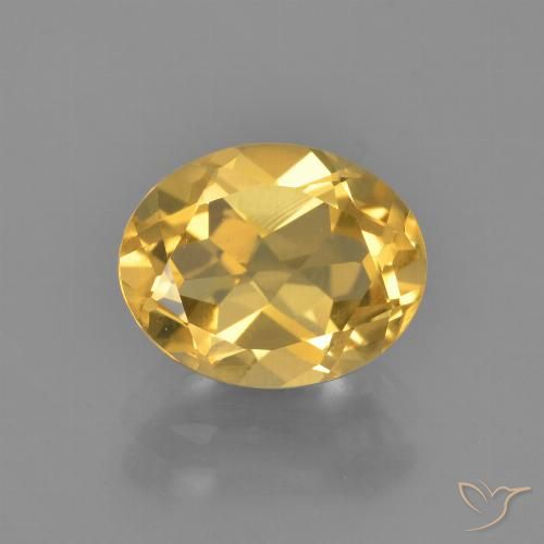 2.65ct Natural Golden Orange Citrine, Oval, VVS