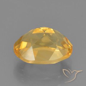 Citrine Gemstone in 9.9 x 7.7 mm Size for Sale, Citrine Stone in Golden Orange Color