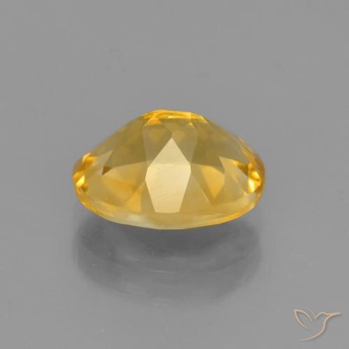 Citrine Gemstone in 10 x 8 mm (calibrated) Size for Sale, Citrine Stone in Medium Golden Color