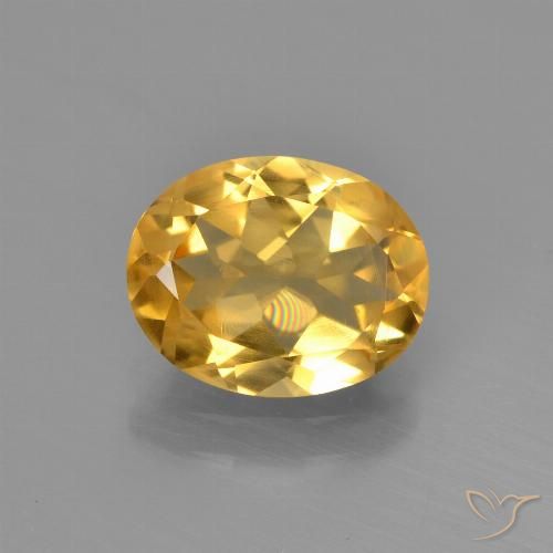 1.84ct Natural Golden Citrine, Oval, VVS-VS