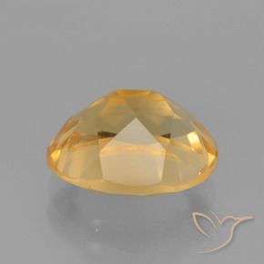 Citrine Gemstone in 10 x 8 mm (calibrated) Size for Sale, Citrine Stone in Bright Gold Color
