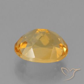 Citrine Gemstone in 10 x 8 mm (calibrated) Size for Sale, Citrine Stone in Deep Golden Orange Color