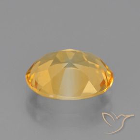 Citrine Gemstone in 10 x 8 mm (calibrated) Size for Sale, Citrine Stone in Medium Golden Color