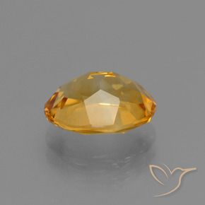 Citrine Gemstone in 10 x 8 mm (calibrated) Size for Sale, Citrine Stone in Orange-Gold Color