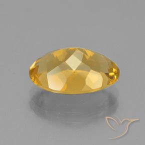 Citrine Gemstone in 13 x 9 mm (calibrated) Size for Sale, Citrine Stone in Golden Orange Color